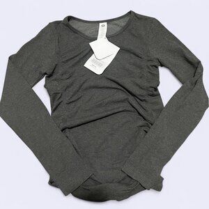 Grey Fabletics long sleeve top